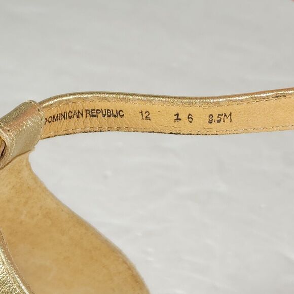 Jack Rogers Women's Daphne US8,5M Rose Gold Leather Ankle Strap Flats Sandals - Picture 14 of 14